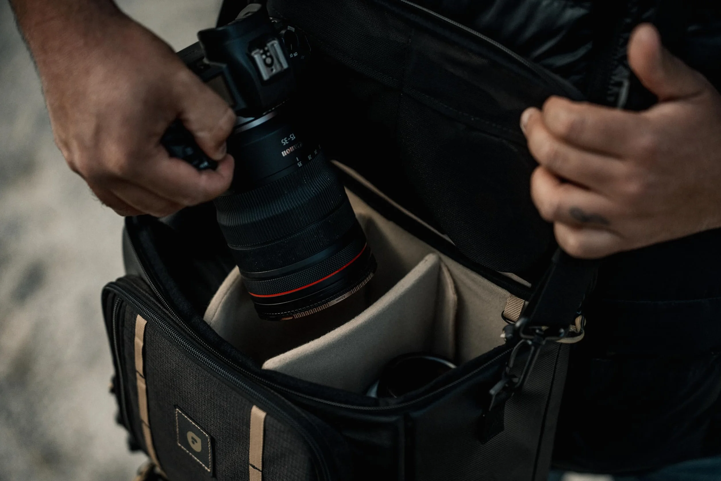 PolarPro - RoadRunner - 12L - torba na ramię - profesjonalna torba na ramię - mieści cały sprzęt fotograficzny/dronowy