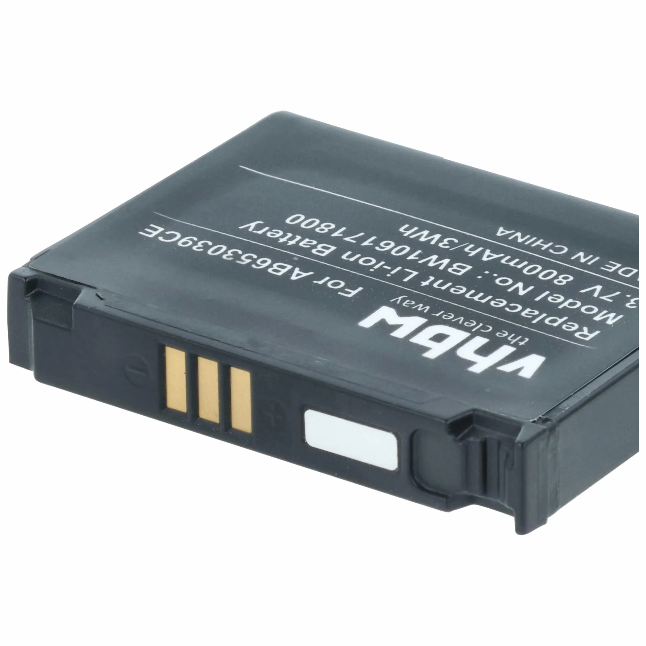 vhbw akumulator litowo-jonowy 800 mAh 3,7 V do telefonów komórkowych, smartfonów Samsung SGH-J208, SGH-L170, SGH-L770, SGH-L810, SGH-L810v, SGH-U800 zastępuje AB653039CE