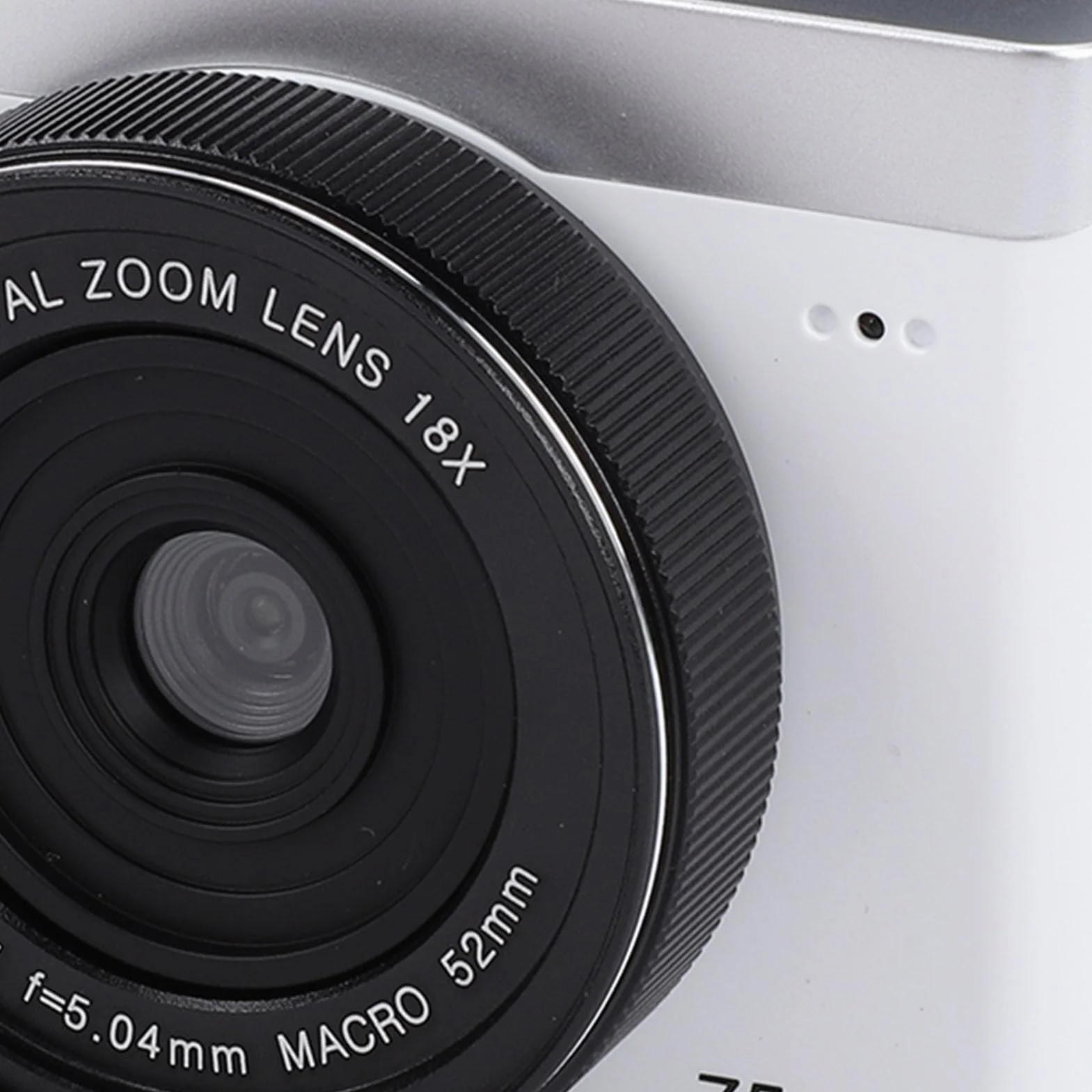 Cryfokt Cyfrowy Aparat Fotograficzny 4K do Fotografii, 4K 75 MP z 18-krotnym Zoomem WiFi Bezlusterkowy Zoom Cyfrowy Kompaktowe Aparaty Retro z 3,0-calowym Flip-screenem Funkcja (WHITE)