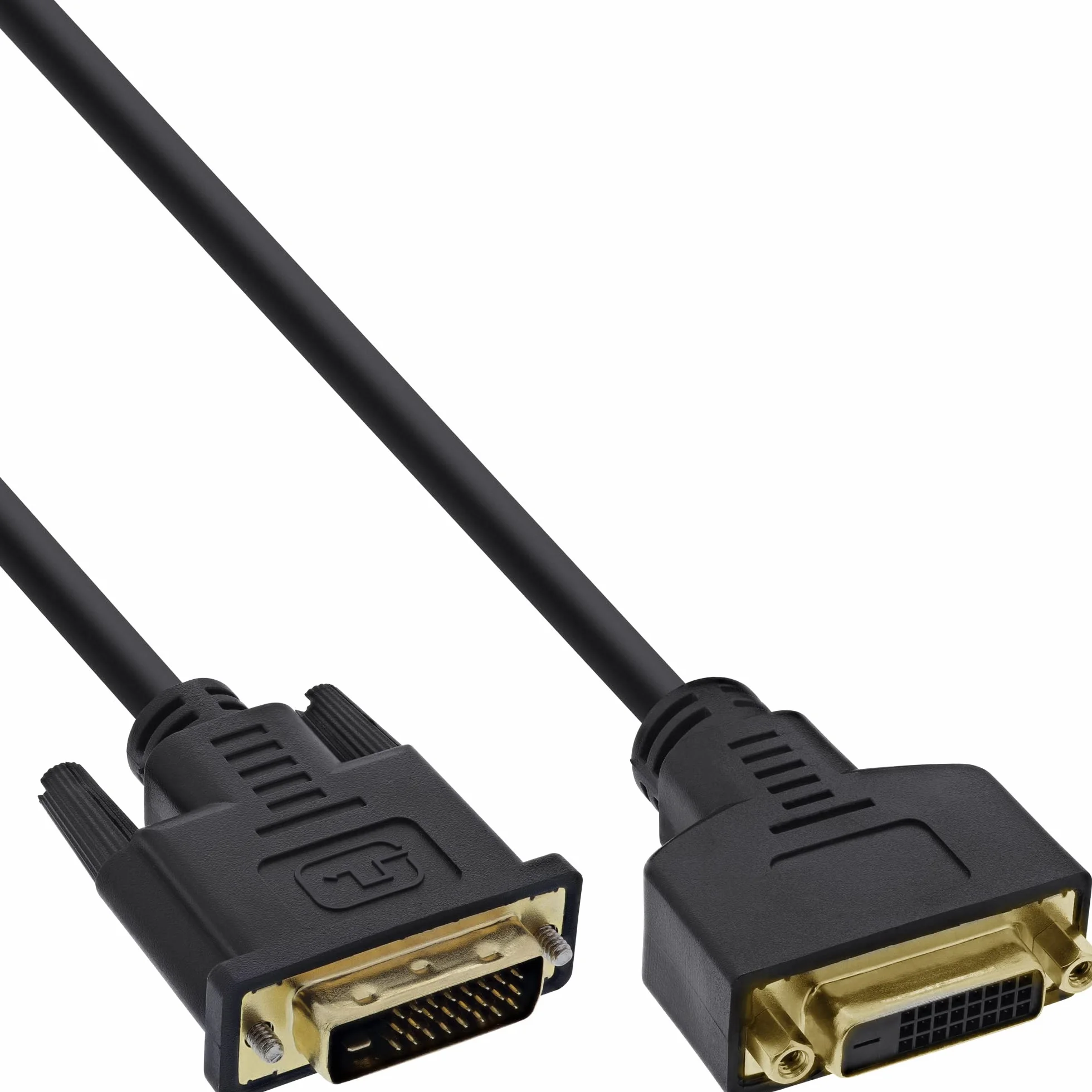 InLine 17773P DVI-D przedłużacz Premium, cyfrowy 24+1 wtyczka/gniazdo, Dual Link, 2 m