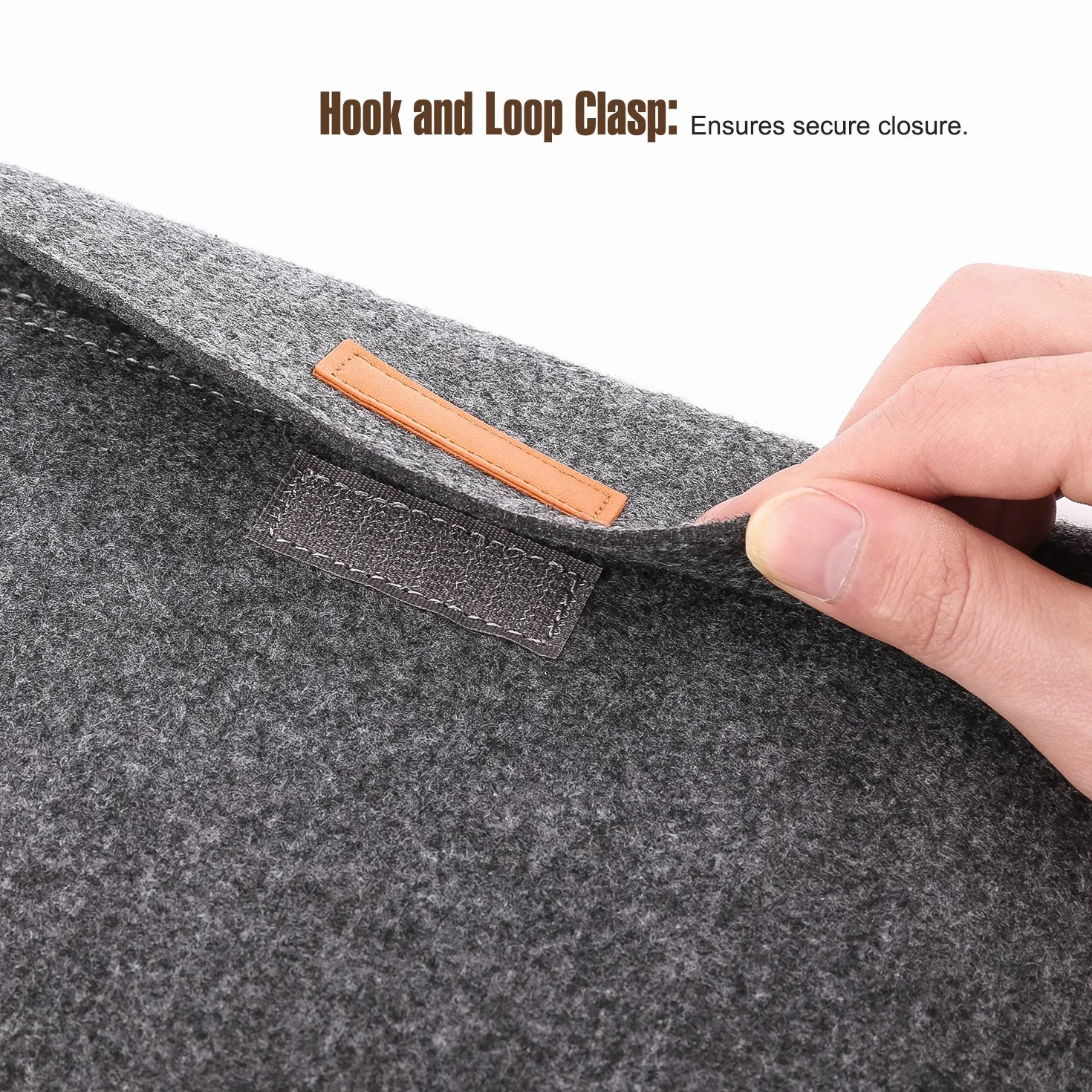 MoKo 9-11 Inch Felt Tablet Sleeve Bag Carrying Case Fits iPad Pro 11 2021/2020/2018, iPad 9th 8th 7th Generation 10.2, iPad Air 4 10.9, iPad Air 3 10.5, iPad 9.7, Galaxy Tab A 10.1 - Dark Gray