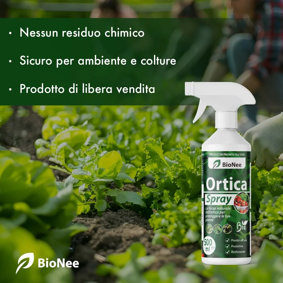 Ekstrakt z pokrzywy w sprayu 500 ml naturalny ochronny wzmacniający dla roślin przeciwko mszycom roztoczom grzybicom do rolnictwa ekologicznego