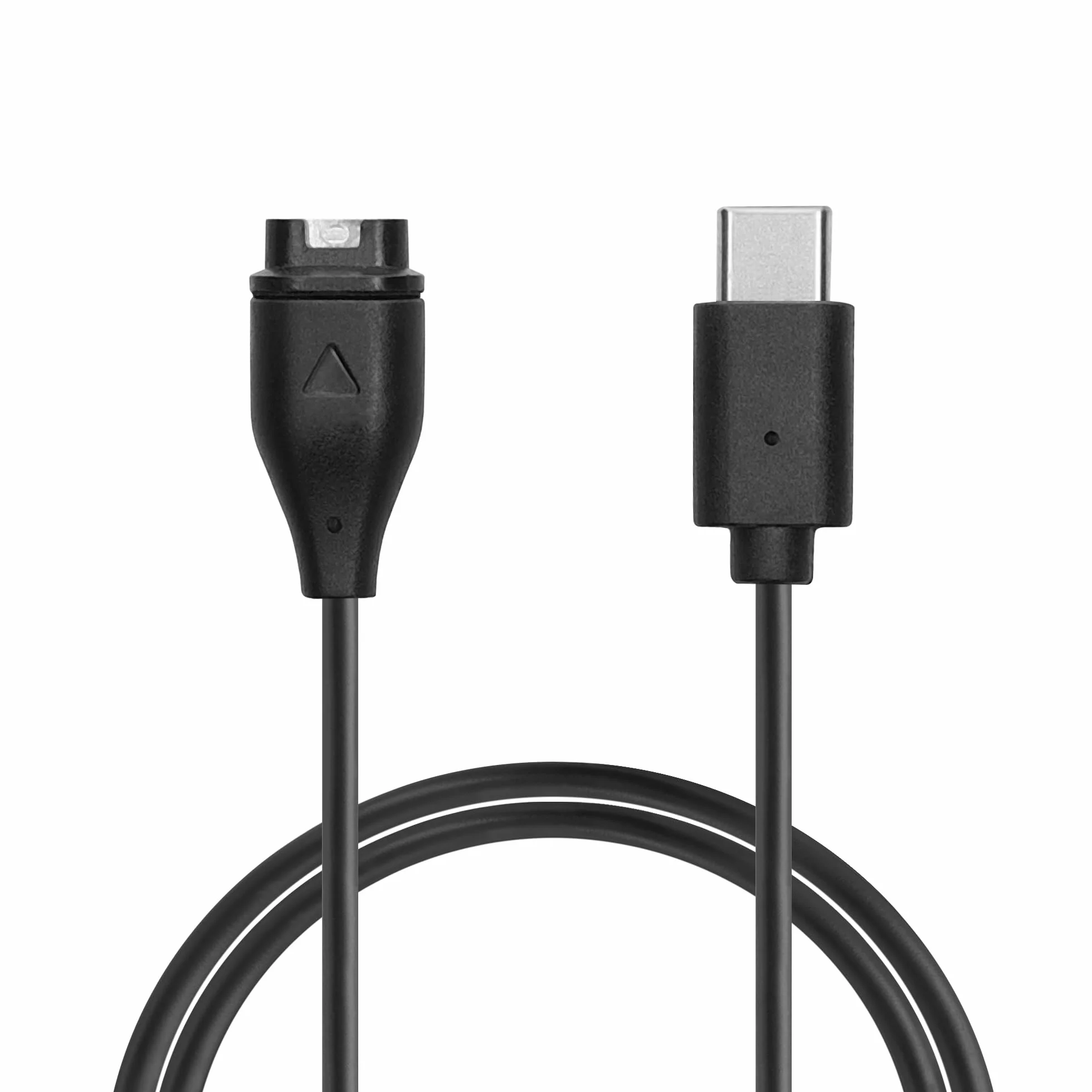kwmobile Ładowarka kompatybilna z Garmin Swim 2 / Tactix7 / Enduro/Epix 2 / Epix Pro - kabel USB-C do ładowania smartwatcha - czarna