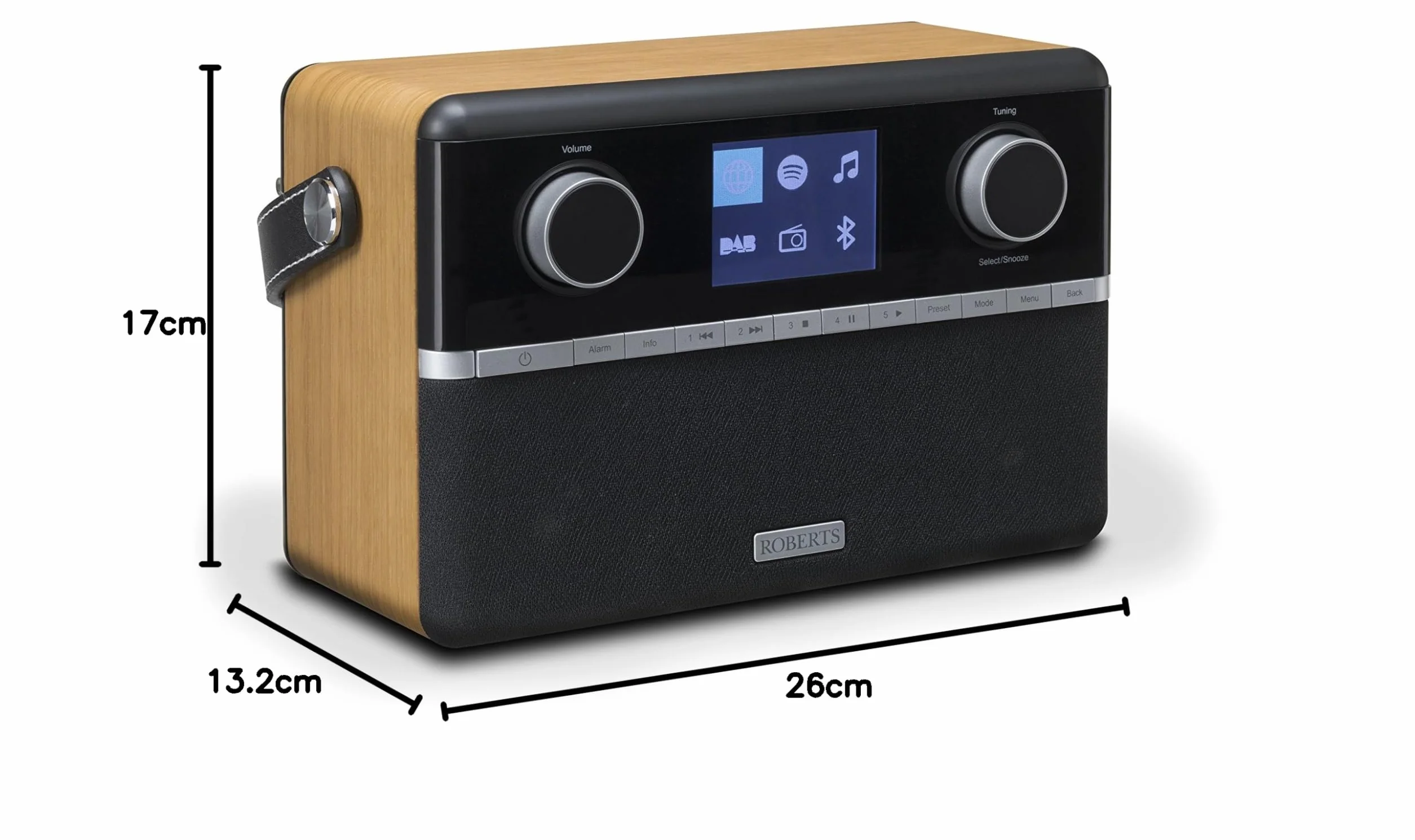 Roberts Radio Stream 94i Stereo radio internetowe Wifi/Bluetooth drewno - wiśnia