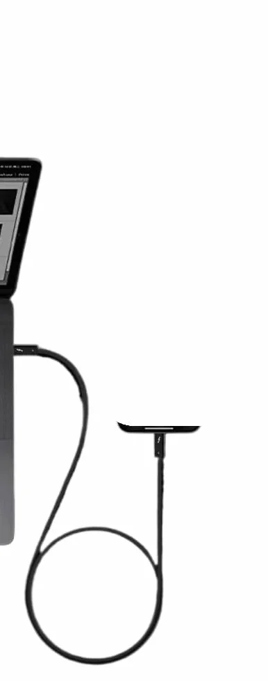 Kabel USB 4 40 Gb/s z wideo 4K i szybkim ładowaniem 100 W / kabel typu C na USB C (1,5 m)