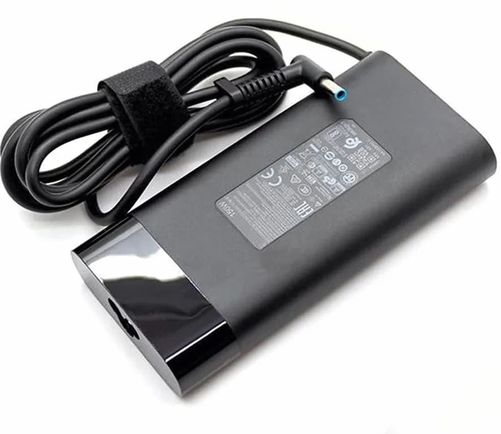 Smukły zasilacz sieciowy 19,5V 7,7A 150W kompatybilny z HP OMEN 15 17 Pavilion Gaming 15 17 Zbook 15 G3 G4 G5 G6 TPN-CA11 TPN-DA09 TPN-DA03 L32661-001 917649-850 L48757-001 zasilacz do laptopa