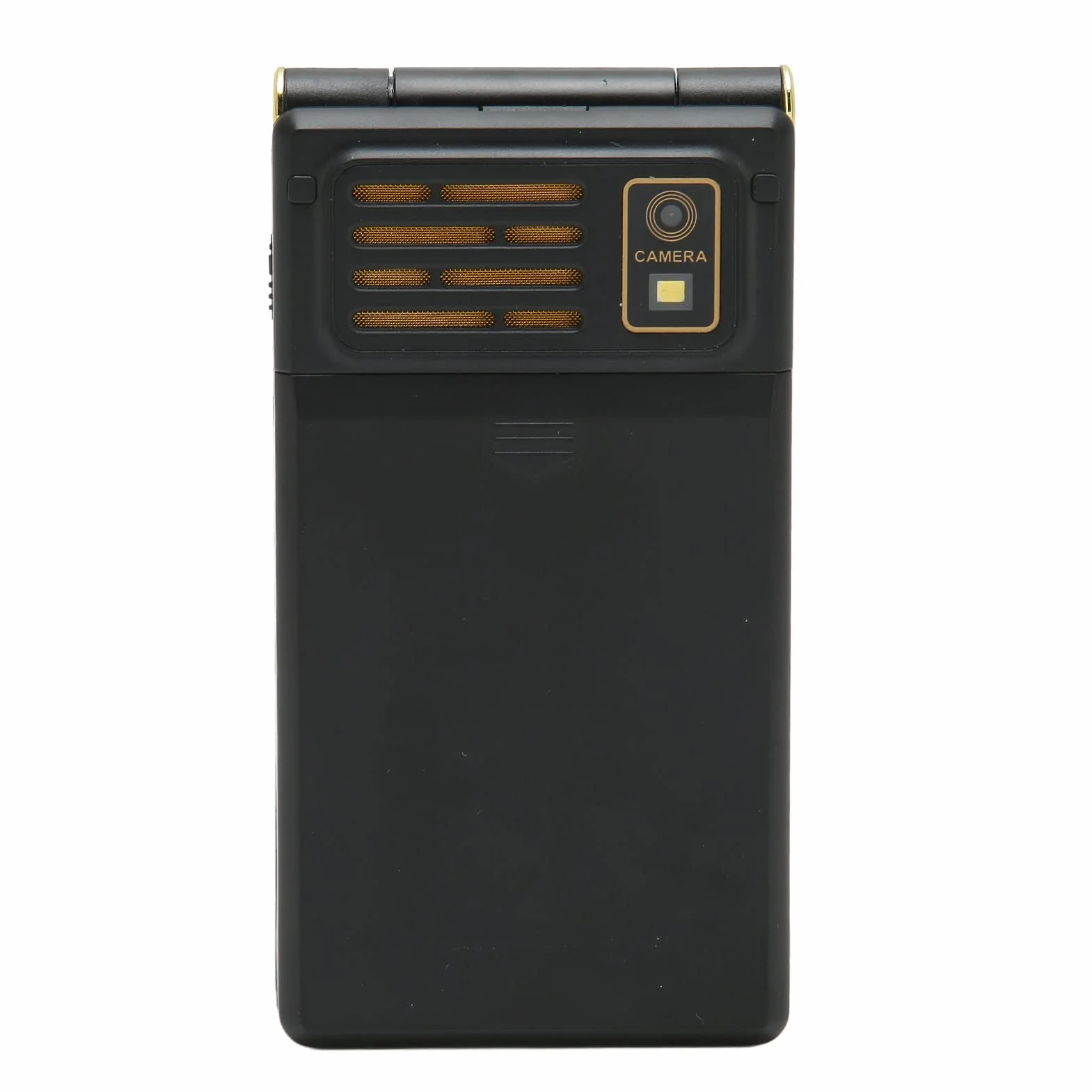 Telefon z klapką dla Seniorów, Odblokowany Telefon Komórkowy 2G Dual SIM, 3-calowy Podwójny Ekran, Bateria 5900 MAh, głośność Dużego Przycisku, Obsługa Odtwarzacza Muzycznego (Zmatowiały kolor)