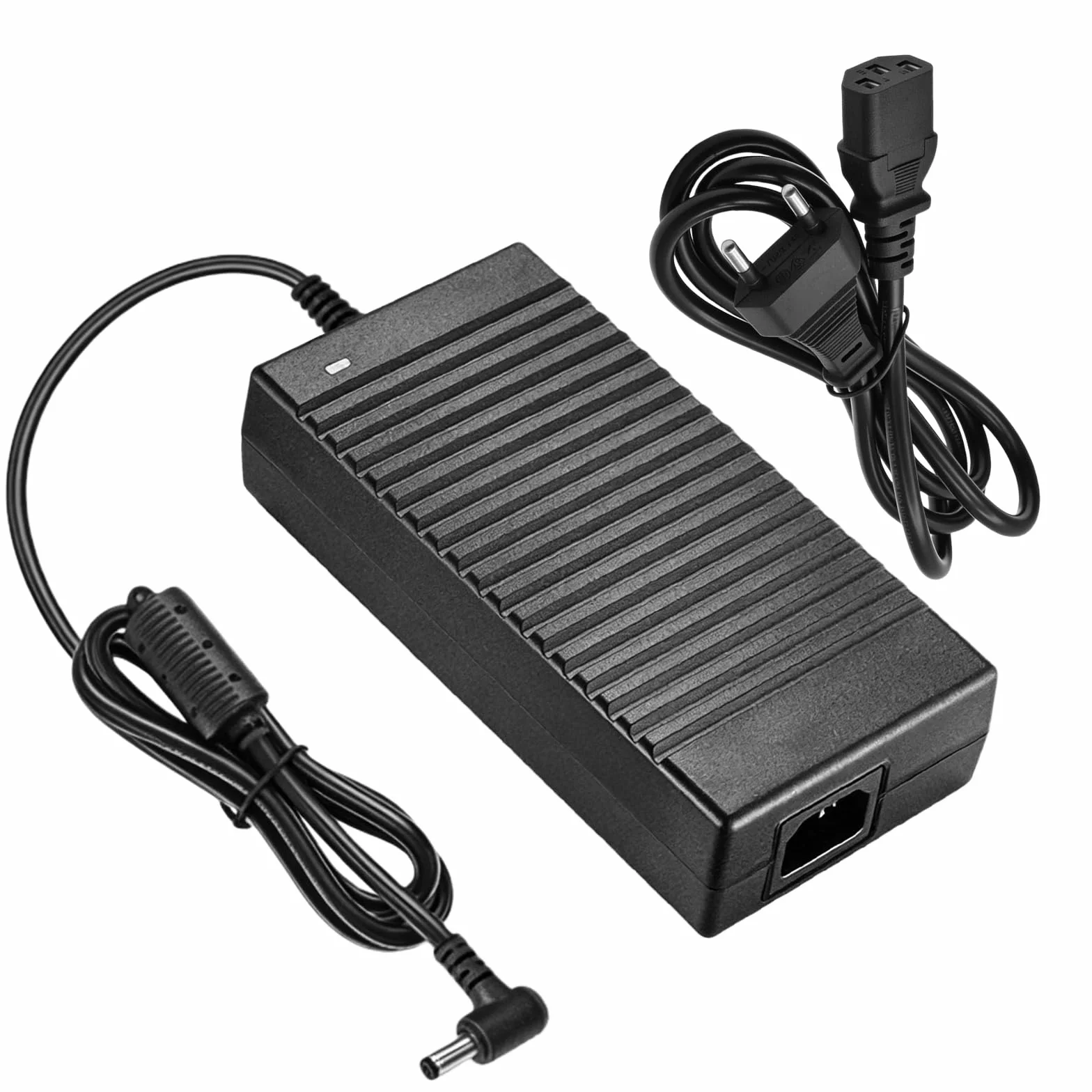 Zasilacz 12 V, 10 A, adapter AC 100V-240 V na DC12V 10A, transformator zasilający 120 W z gniazdem DC 5,5 mm x 2,5 mm do taśm LED, DVD, telewizorów, kamer, routerów