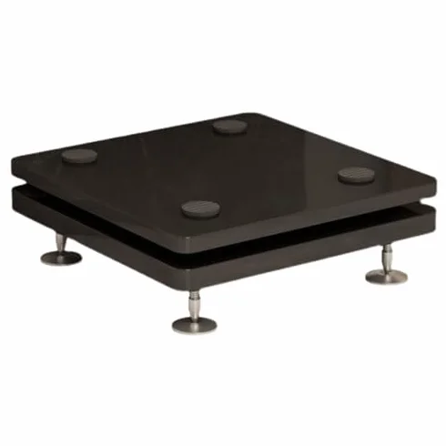 Stojak izolacyjny subwoofera – platforma izolacyjna głośnika do monitorów studyjnych, 25 x 30 x 8 cm, poprawia jakość dźwięku, redukuje wibracje, idealna do kina domowego i produkcji muzycznej