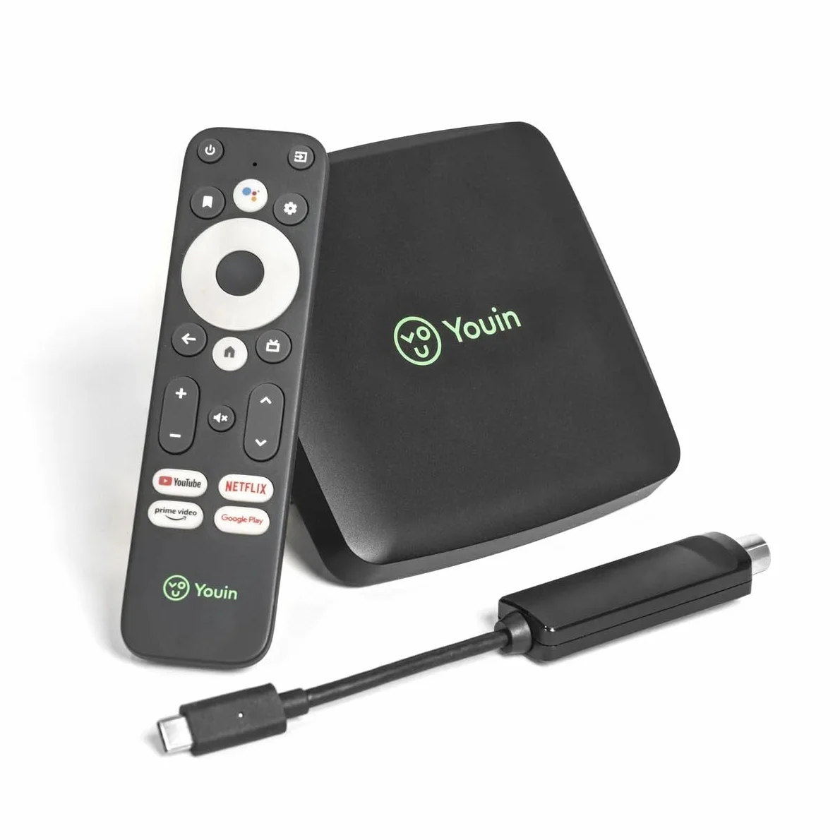 Youin You Box EN1060K -Android TV Box z tunerem TDT- Asystent Google i Chromecast zintegrowany.…