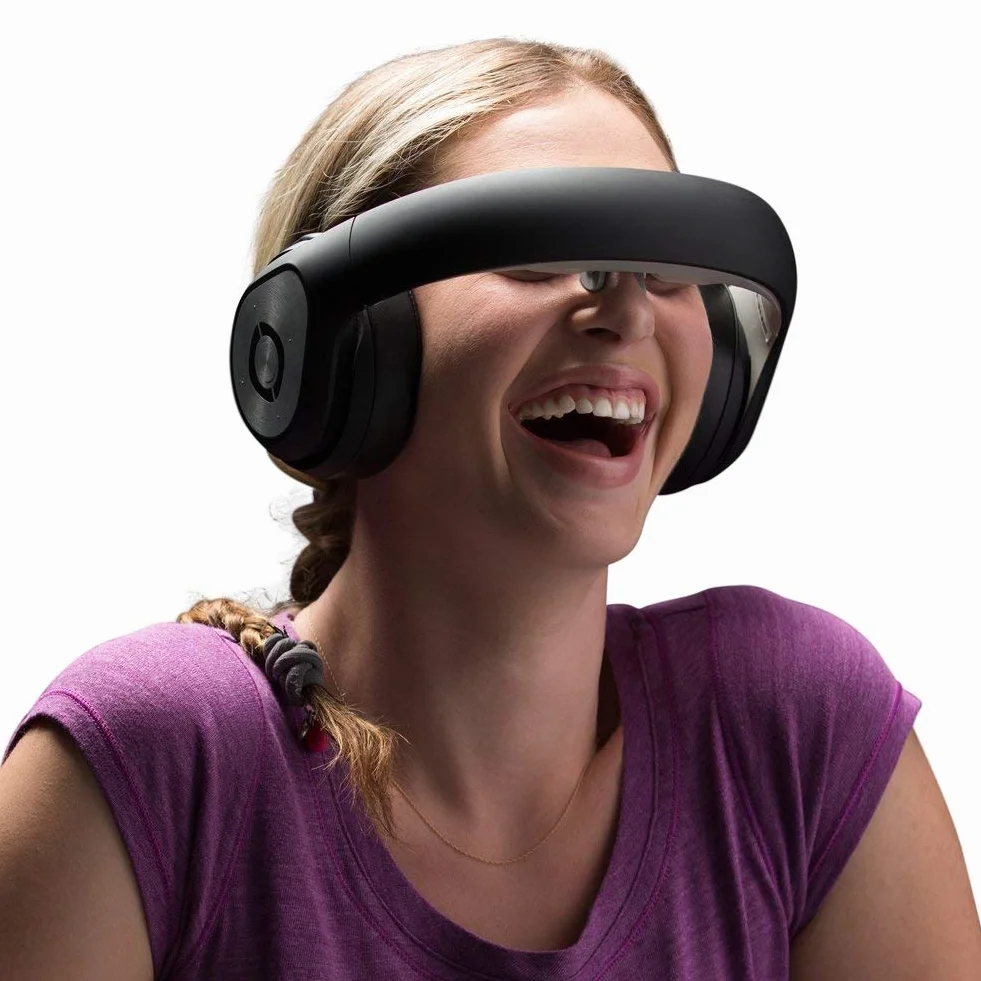 Avegant Zestawy słuchawkowe wideo Glyph AG101 VR, opatentowana technologia obrazowania siatkówki MOPS 3D gogle wirtualnej rzeczywistości połączenie HDMI