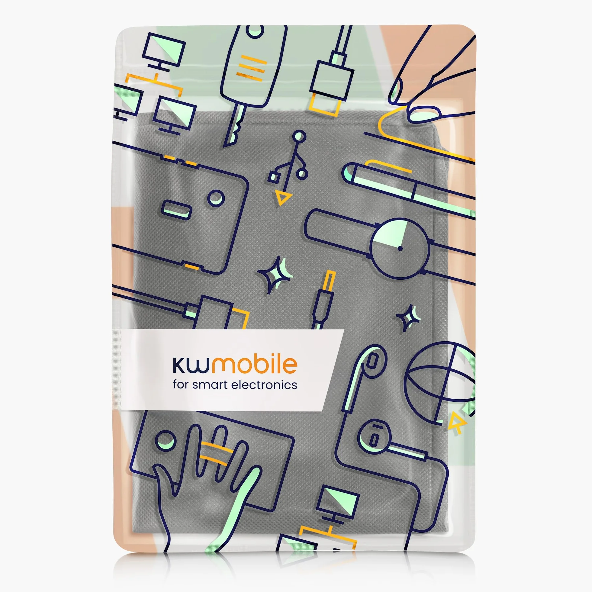 kwmobile Pokrowiec kompatybilny z Epson Eco Tank ET-3850 / Eco Tank ET-4856 - ochronny pokrowiec na drukarkę - ciemnoszary