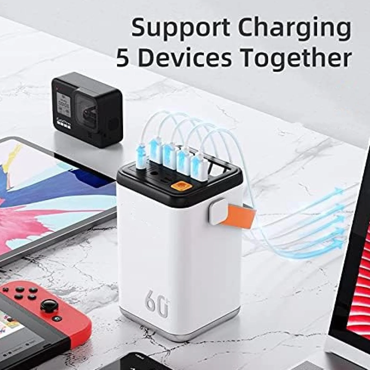 Powerbank do laptopa/PD20W Powerbank o dużej pojemności, 200 Wh, 100 000 mAh, długa żywotność, mobilne zasilanie, zasilacz magazynujący energię do użytku na zewnątrz (100 000 mAh/AA-1)