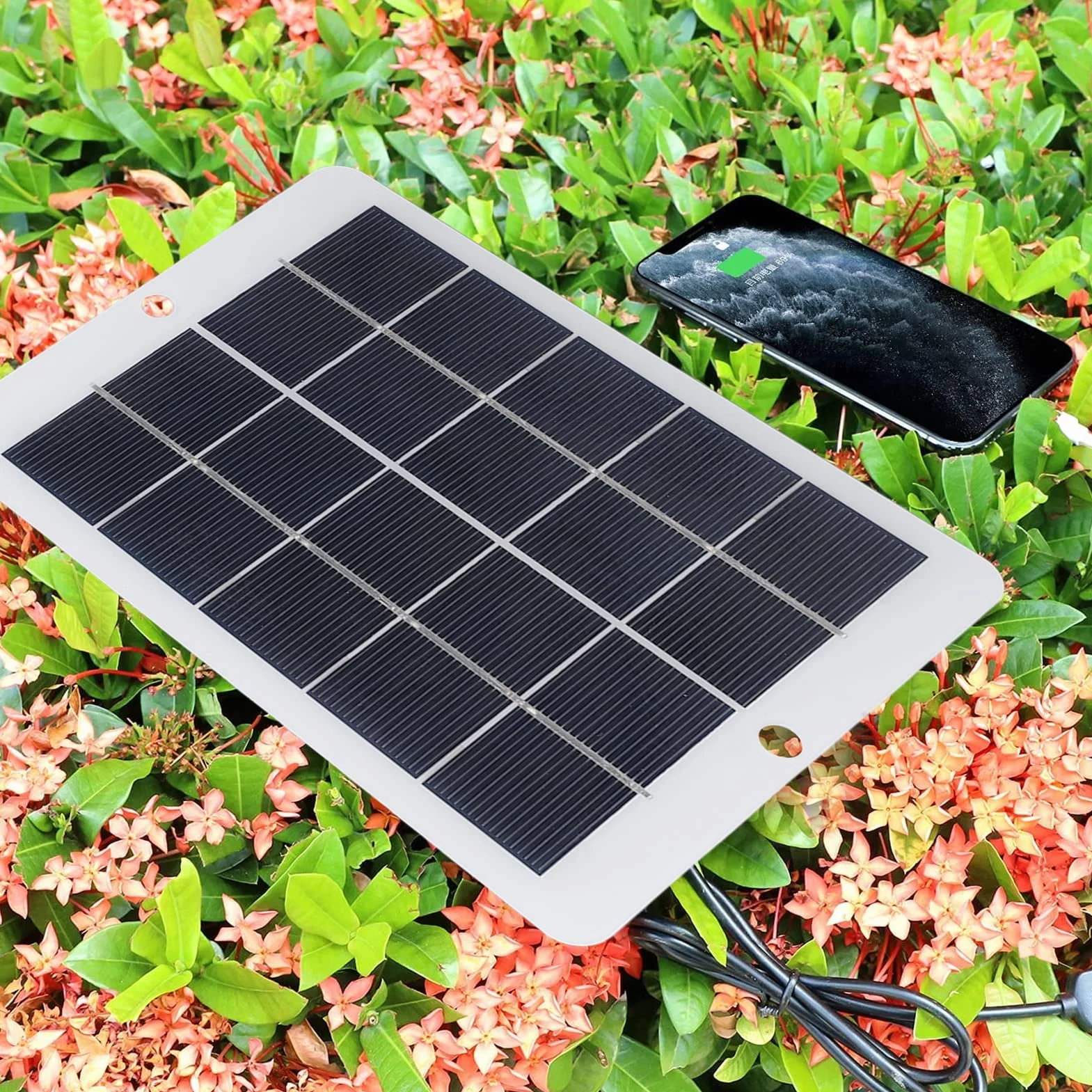 Mini Wodoodporny Panel Słoneczny 3W 5V Przenośna Ładowarka Solarna