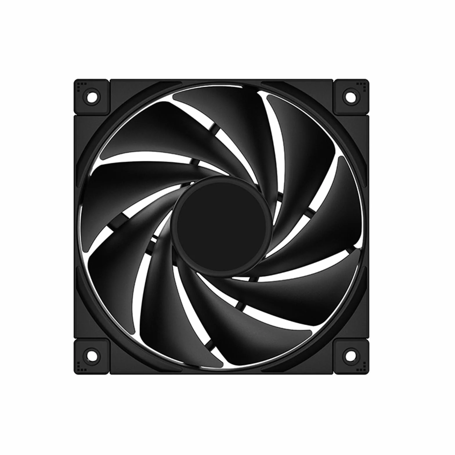 Wentylator podwozia FK120 z materiału PBT, sterowanie PWM, do układu chłodzenia cieczą, 120 mm, 1850 obr./min, do radiatora procesora.