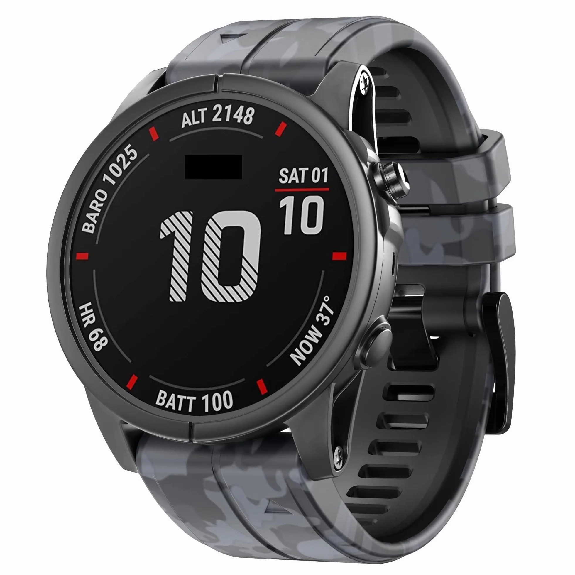 Do pasków Fenix 7X, silikonowe paski do zegarków 26 mm, zamiennik do smartwatchy Fenix 5X / Fenix 5X Plus/Fenix 6X / Fenix 6X Pro/Tactix Delta/Descent Mk2i