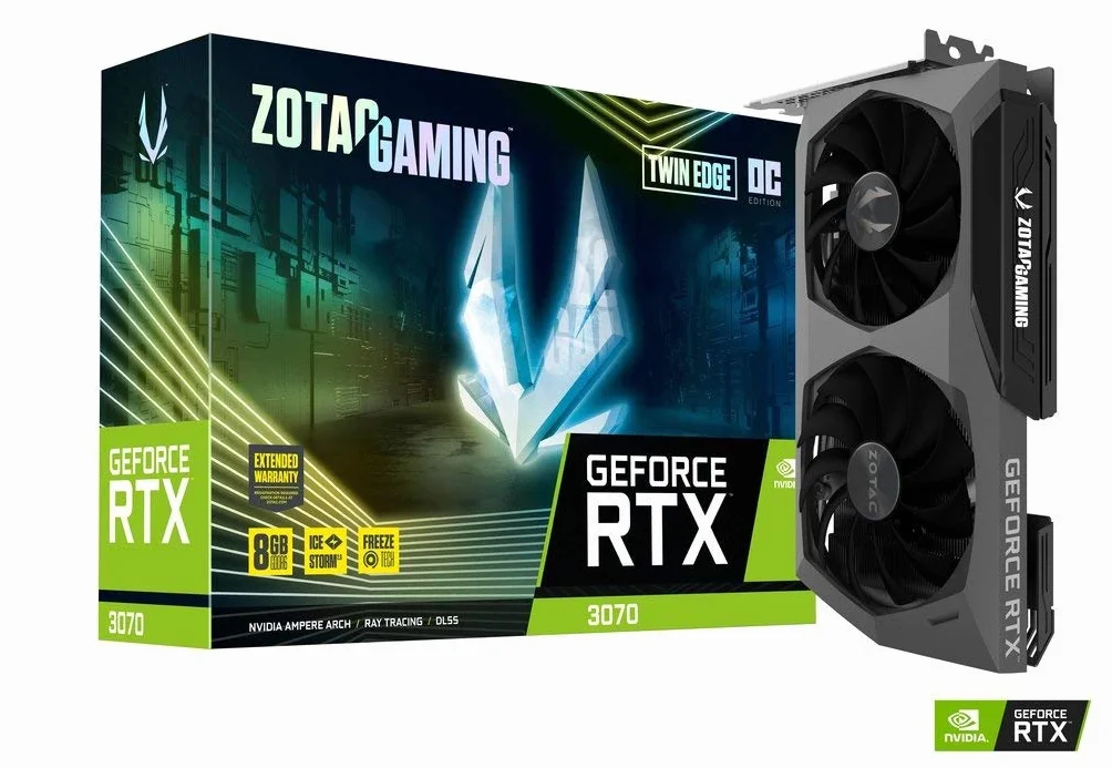Zotac, GAMING 3080 AMP Holo 10GB GDDR6X, Karta Graficzna GeForce RTX 3080, Wielokolorowy