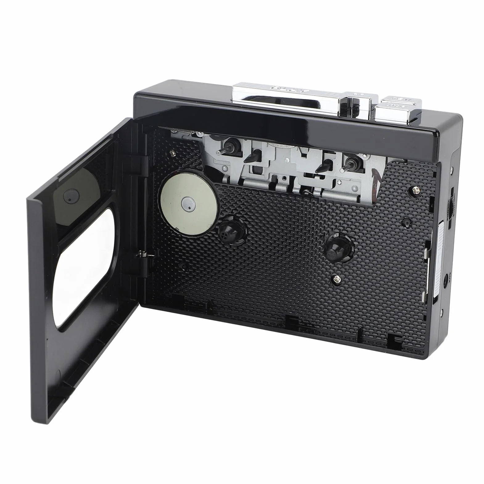 Dioche Odtwarzacz Kasetowy Bluetooth Przenośny Odtwarzacz Kasetowy DC5V Retro z Bluetooth 5.0, Radiem FM, muzyką Stereo i Nagrywaniem Głosu Oraz Gniazdem Słuchawkowym 3,5 mm.