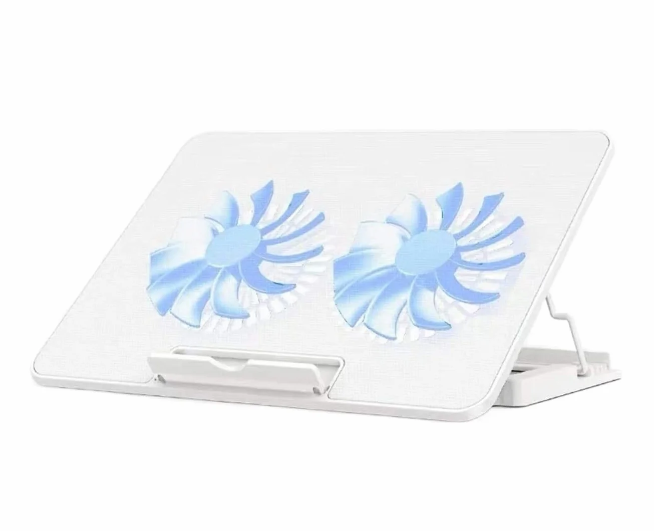 Chłodziarka Laptopa Podkładka Chłodząca Do Laptopa I Notebooka Z 2 Wentylatorami Przy 1400 Obr./min Mata Gaming Chłodzenie USB Stojak
