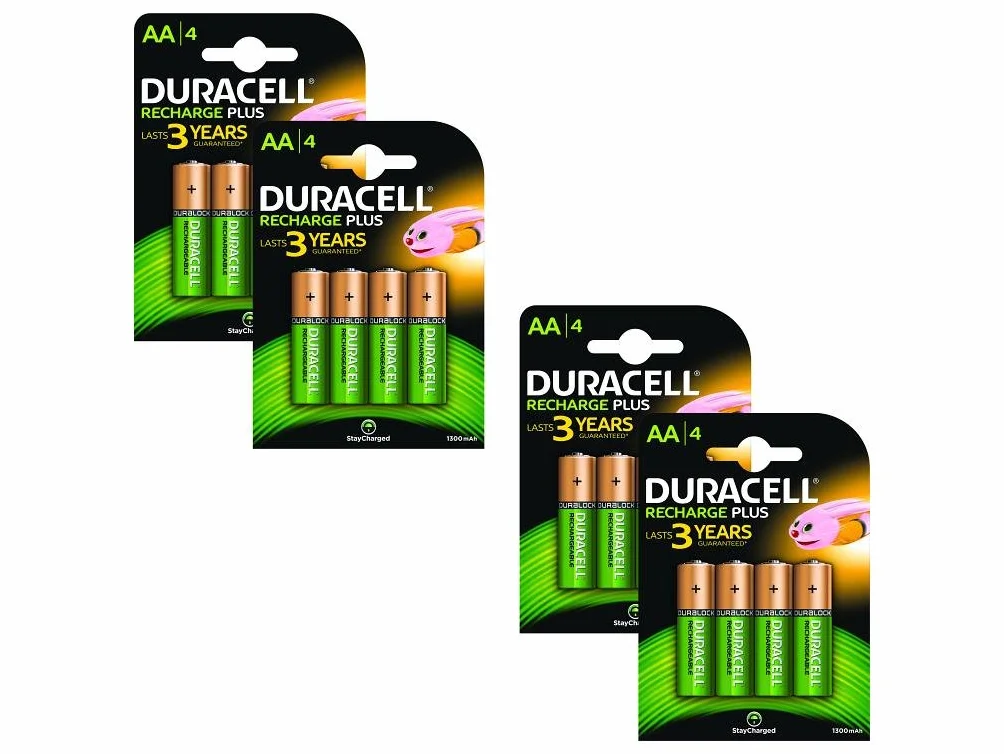 Duracell Akumulatory 1300 mAh AA w rozmiarze - 16 sztuk