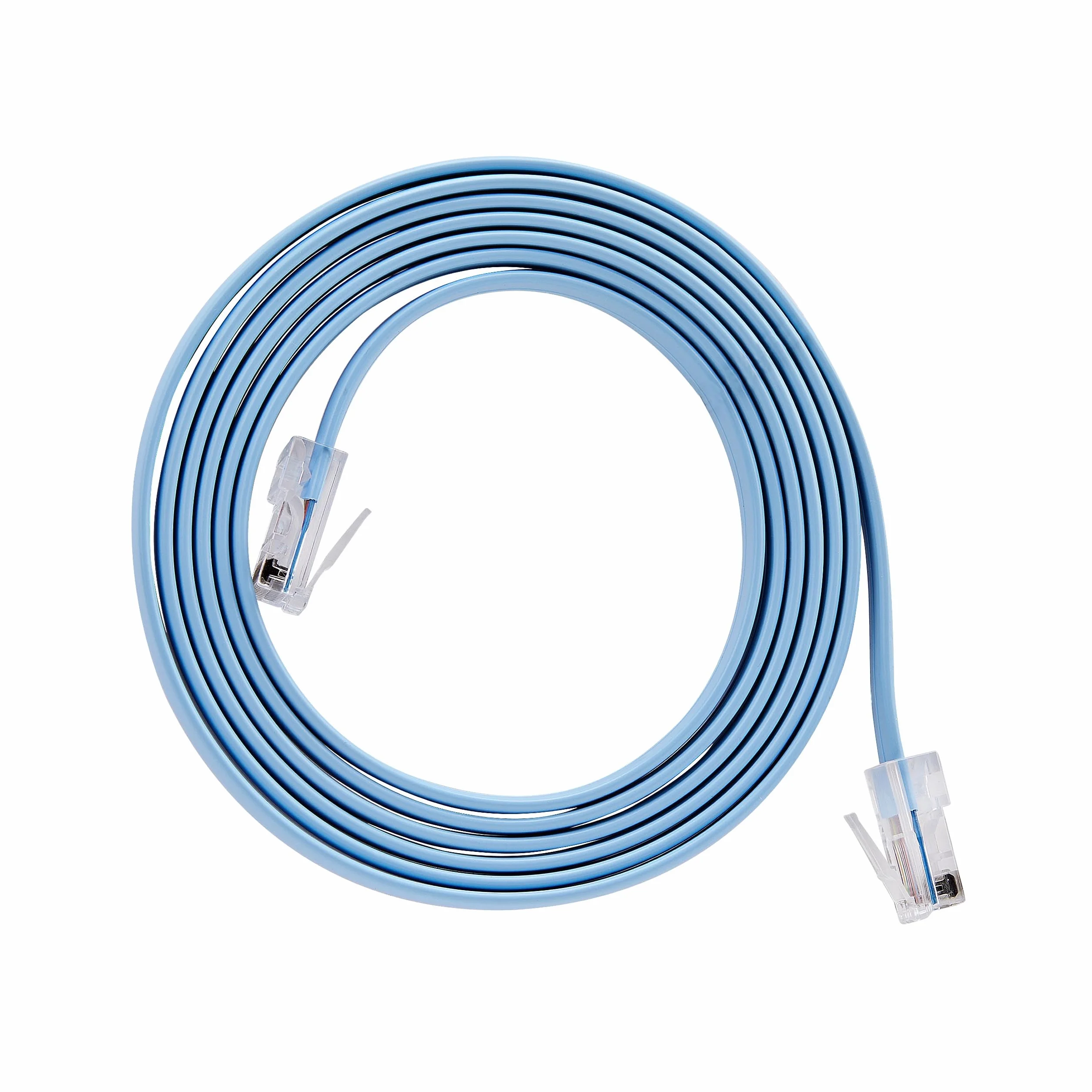 StarTech.com ROLLOVERMM6 Kabel do konsoli Cisco, Ethernet RJ45, kabel sieciowy, RJ-45 (M) do RJ-45 (M), formowany 1,8 m, płaski, niebieski