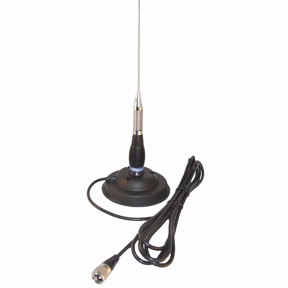 CB-Funkkit CB PNI ESCORT HP 8001L ASQ + antena CB PNI ML100, wtyczka do zapalniczki samochodowej i słuchawki HS81L w zakresie dostawy