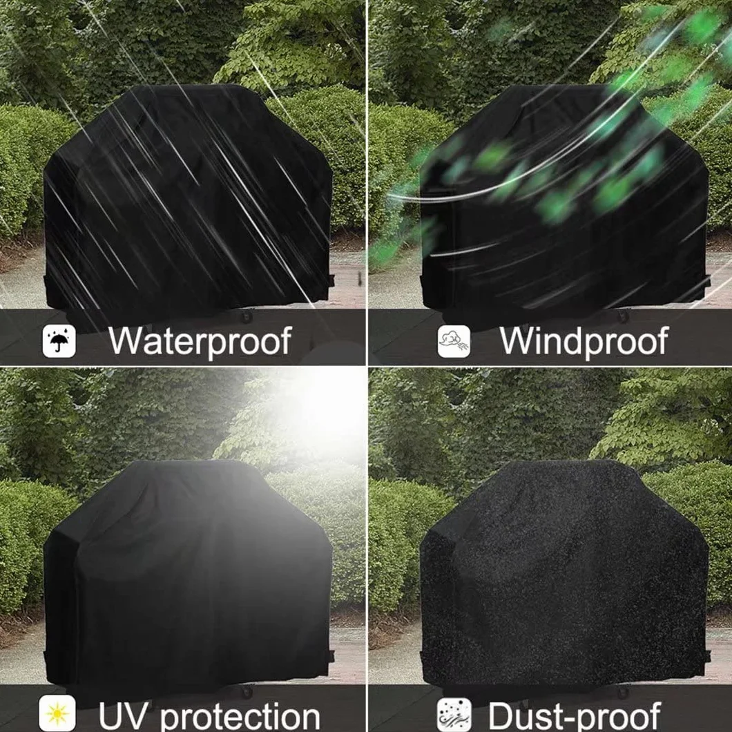 Pokrowiec na grill wiatroodporny odporny na rozdarcia zewnętrzny 147 × 61 × 117 cm