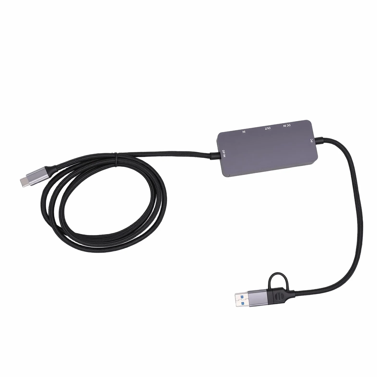 Karta Przechwytywania Wideo Wejście Wyjściowe 4K 60 Hz USB 3.2 Gen 1 Adapter na USB, Nagrywanie 1080p60 do Przesyłania Strumieniowego, Gier i Wideokonferencji, Typ C, 100 W PD, Małe