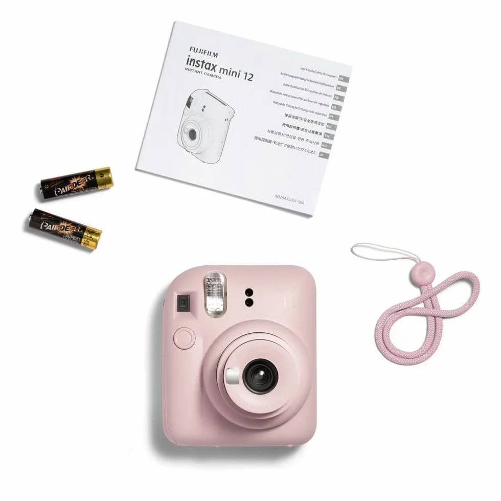 Fujifilm Instax Mini 12 aparat natychmiastowy z 40 filmami - kwiat różowy