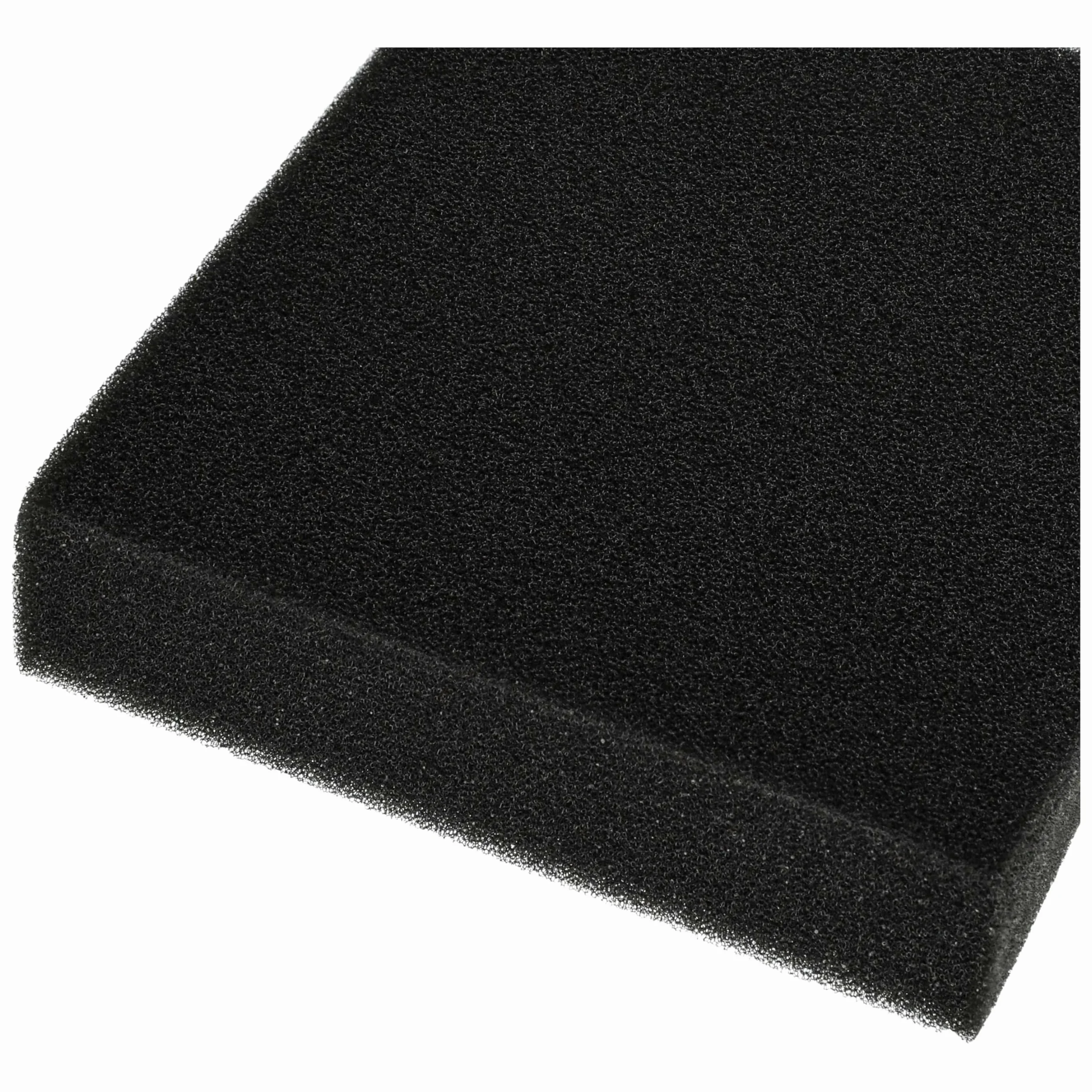 vhbw Piankowy filtr powietrza do kosiarki 13,0x10,8x2,5 cm czarny