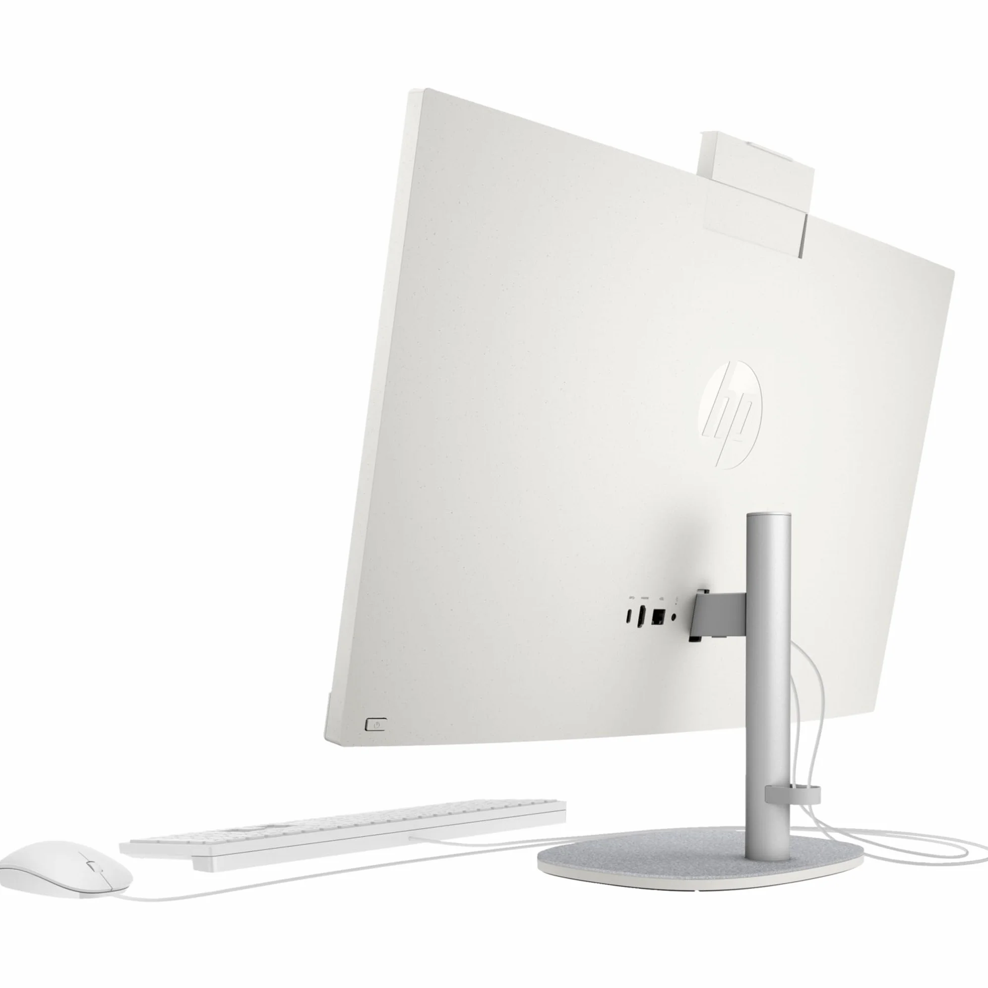 HP Komputer stacjonarny All-in-One | 27" wyświetlacz FHD | AMD Ryzen 3 7320U | 8 GB DDR5 RAM | 512 GB SSD | karta graficzna AMD Radeon | Windows 11 Home | biały
