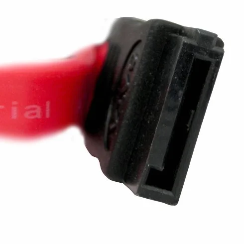Kabel do transmisji danych SATA ze złączem kątowym - 18"