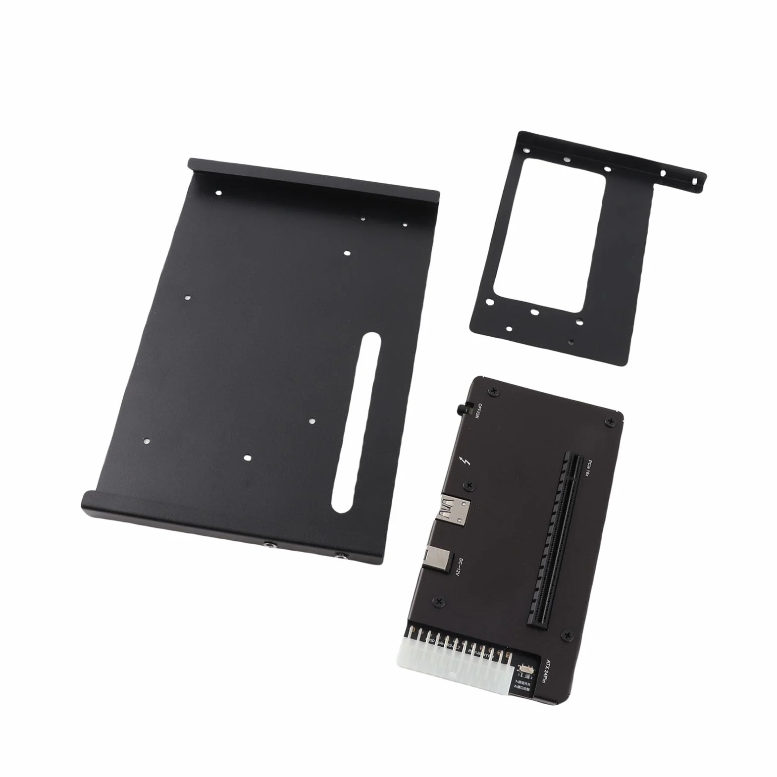 Naroote Stacja Dokująca Karty Graficznej, Zewnętrzna Stacja Dokująca GPU, z Gniazdem PCIE 16X dla 3 4 USB4, Pasująca do Karty Dźwiękowej PCIE SSD Serii RX 10G NIC