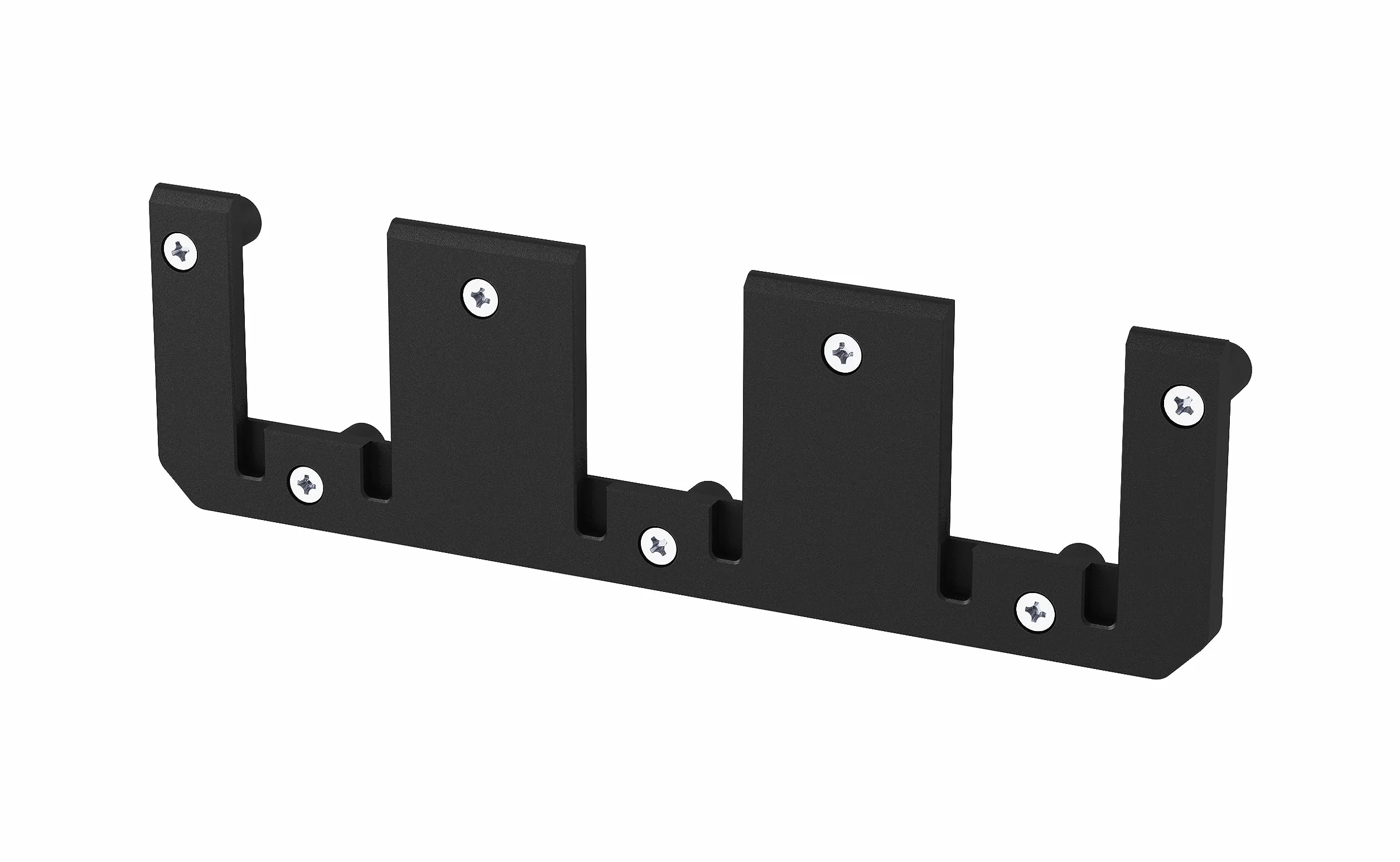 NewGround Designs Uchwyt ścienny do akumulatora nadaje się do akumulatorów Black+Decker 18 V – uchwyt na baterie, uchwyt ścienny (3 akumulatory) w zestawie śruby i kołki [Made in Germany]