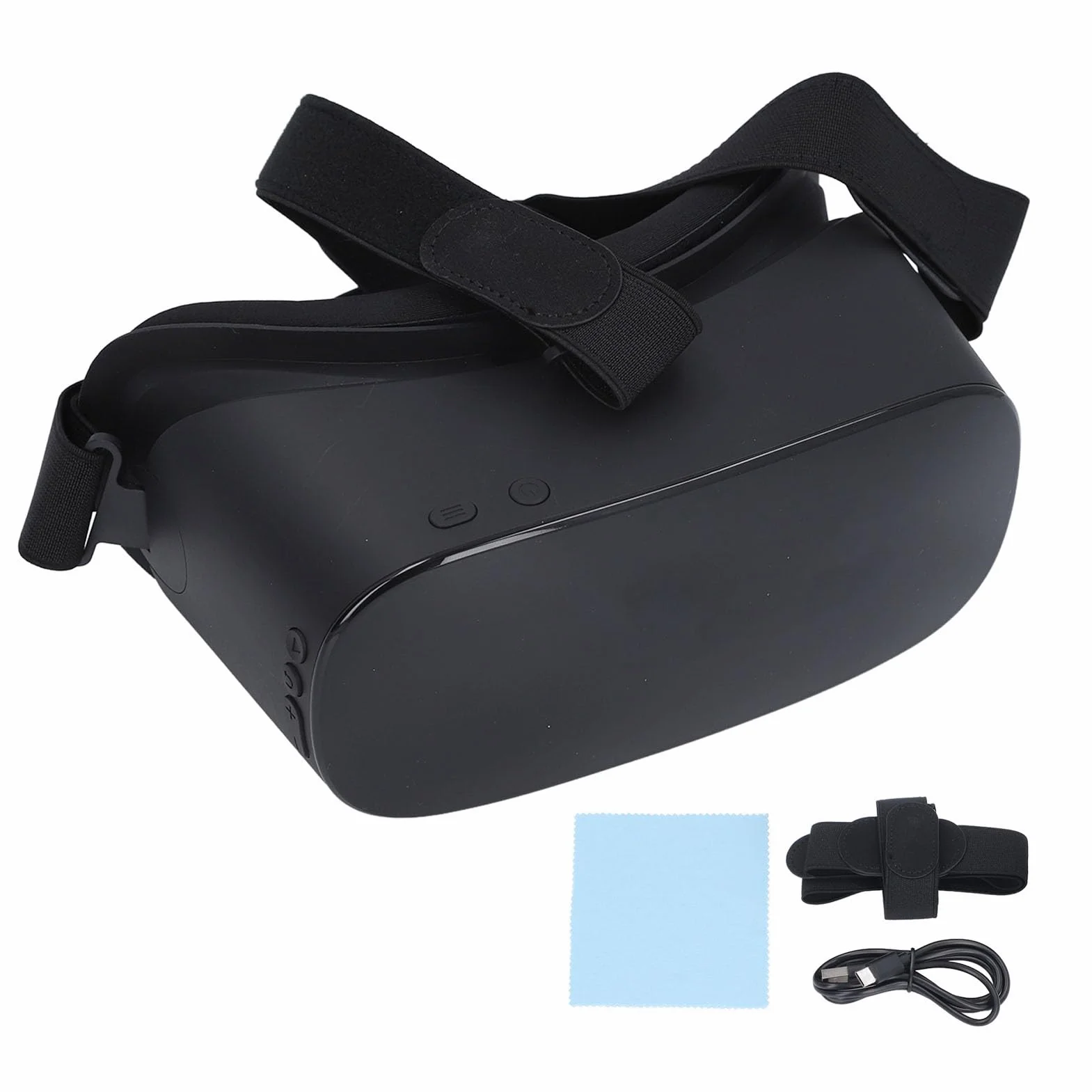 Okulary 3D VR, Zestaw Słuchawkowy do Wirtualnej Rzeczywistości, Gogle VR do Telewizji, Filmów i Gier Wideo z 2.4G 5G WiFi Bluetooth, Połączenie OTG, Regulowana odległość źrenic,