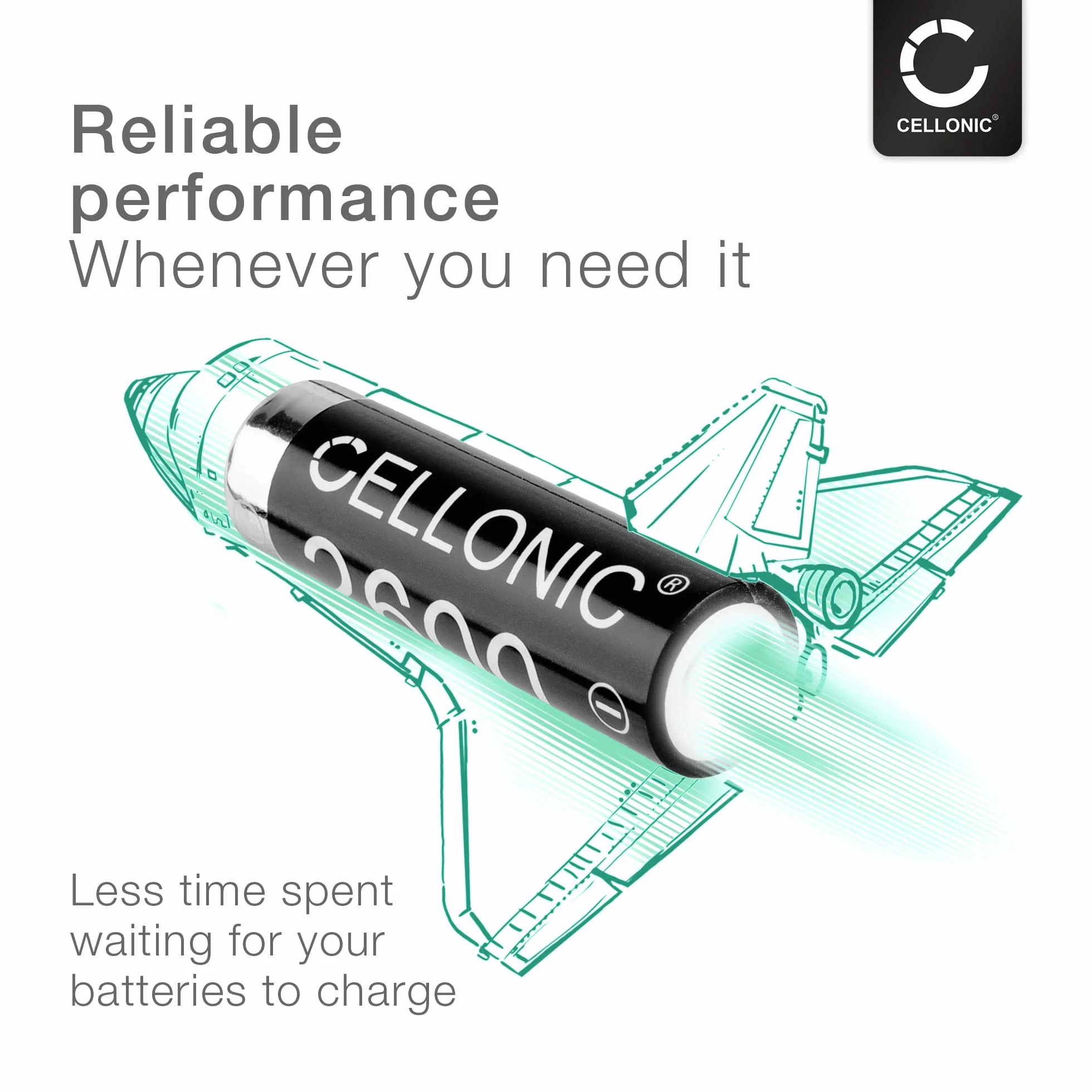 CELLONIC® Wysokiej jakości akumulator kompatybilny z Siemens Gigaset C620 / C620A / C620H (4 x 2600 mAh) akumulator zapasowy bateria