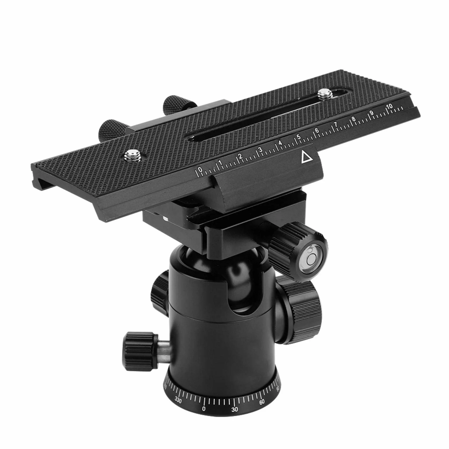2-kierunkowy suwak Elerose do zdjęć makro 1/4-calowy śrubowy suwak kontrolera Quick Release do aparatów Canon, Nikon i Sony DSLR