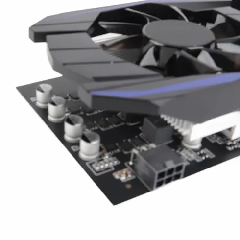 Karta Graficzna do Gier GTX550Ti 6G, Karta Graficzna GDDR5 192bit 3400 MHz z Interfejsem HDMI DVI VGA, Podwójny Wentylator Chłodzący do Komputerów Stacjonarnych (GTX550Ti 6GB)