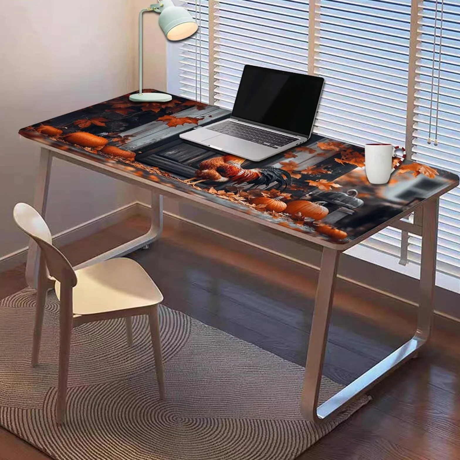 Gamingowa podkładka pod mysz 1200 x 600 x 3 mm, XXL, wodoszczelna, odporna na ścieranie, z przyszytymi krawędziami, podkładka na biurko, poprawia prędkość i precyzję, do laptopa, komputera, wzór