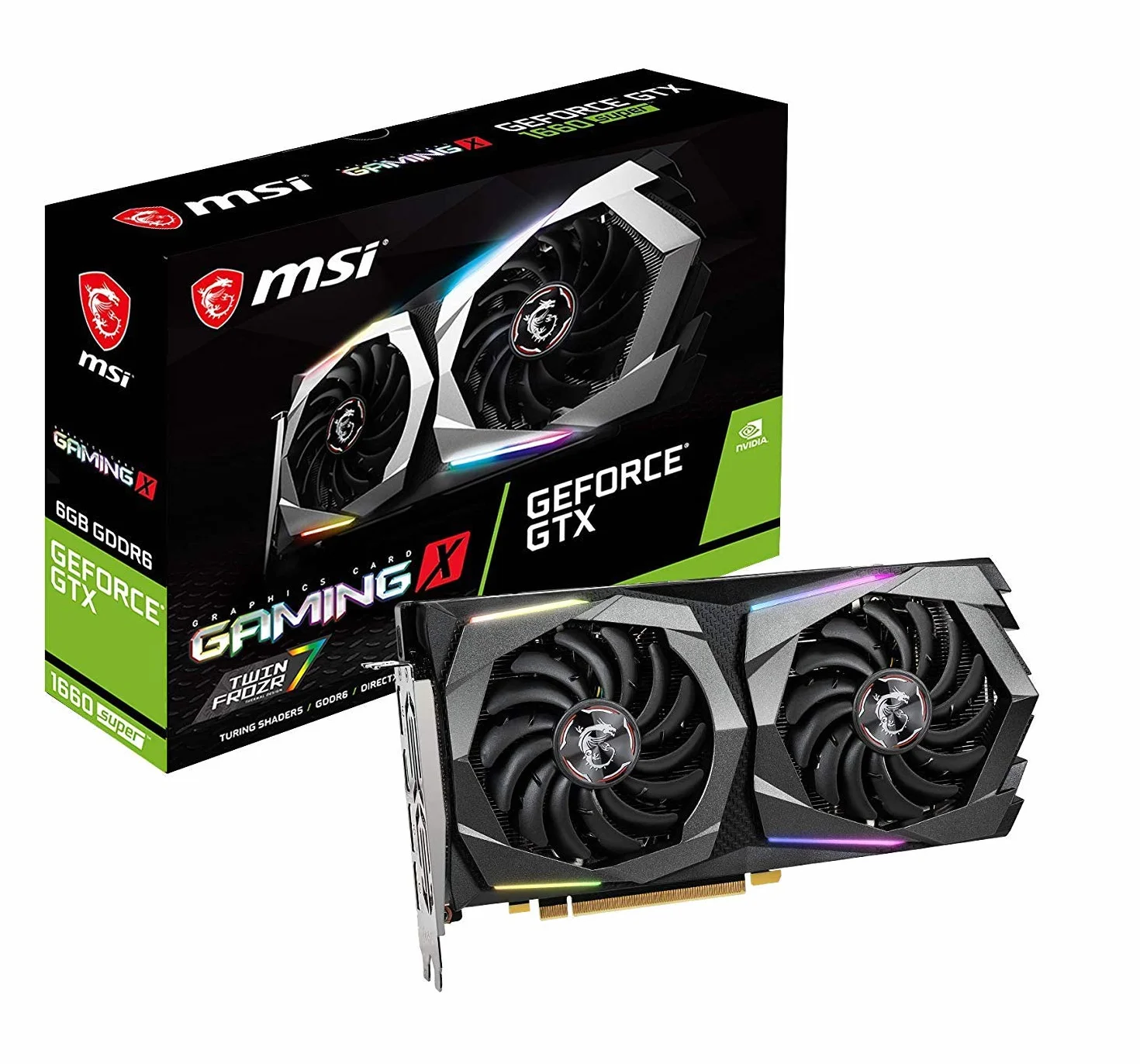 Msi Gaming Geforce Gtx 1660 G166SGX Karta Graficzna, 6 GB