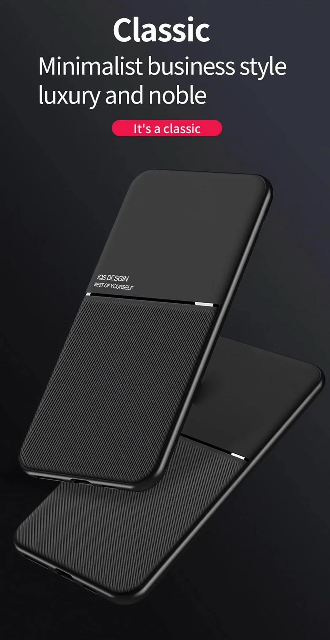 Etui Samsung Galaxy M51 Skóra PU antypoślizgowe odporne na uderzenia Czarne