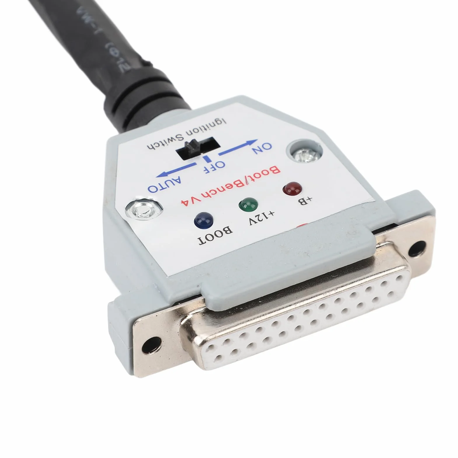 3 Diody LED Kabel ławki Rozruchowej DB25 dla SM2 PRO J2534 VCI Odczyt Zapisu ECU, łatwy w Użyciu, Wygodne Oznaczenia, Wydajny
