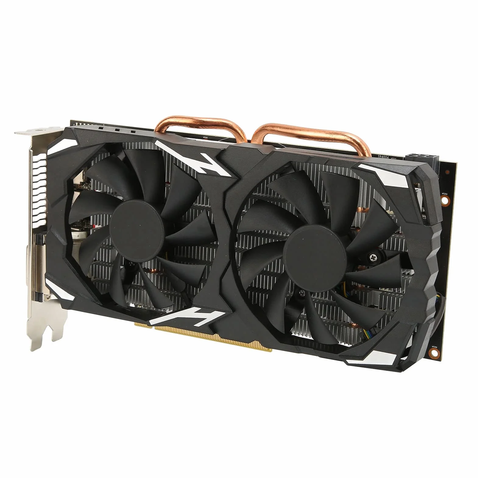 Karta graficzna 8 GB GDDR5, podwójny wentylator 256bit 1284/7000 MHz 8K 16 PCI Express 3.0 karta graficzna do gier, 3 x karta graficzna DP HDMI DVI HD