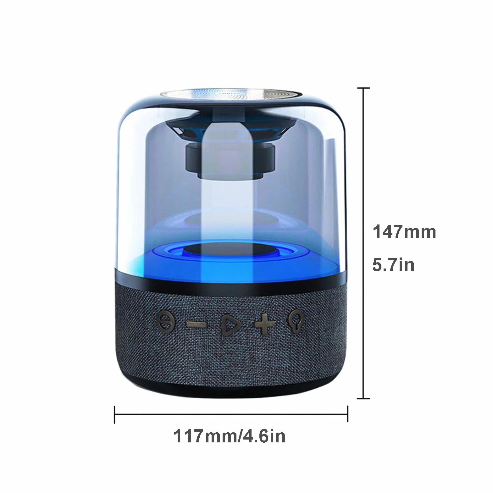 Głośnik Bluetooth Kolorowe światło nocne Przenośne ładowanie Bezprzewodowy dźwięk Karta AUX/TF Subwoofer Kolumna TWS Boombox