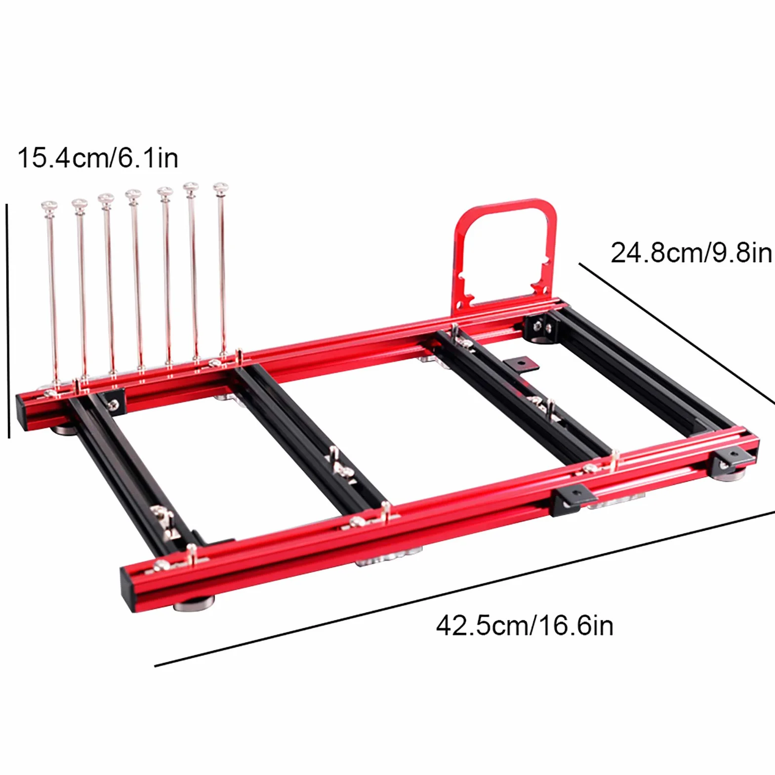 Obudowa ITX Obudowa Testowa ATX PC, Otwarta Konstrukcja DIY 20x20 Rama ze Stopu Aluminium, Platforma Testowa do Przetaktowywania, do Komputera PC z Płytą Główną ATX