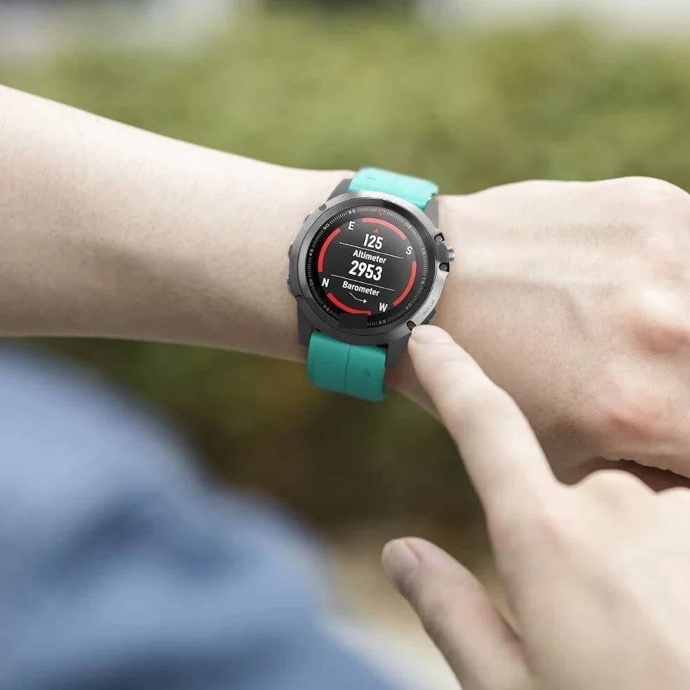 Silikonowy pasek do zegarka Fenix 8 / Fenix 6 / Fenix 6 Pro / Fenix 7 / Forerunner 935 / 945 / Approach S60 / Quatix 5 / epix Smartwatch
