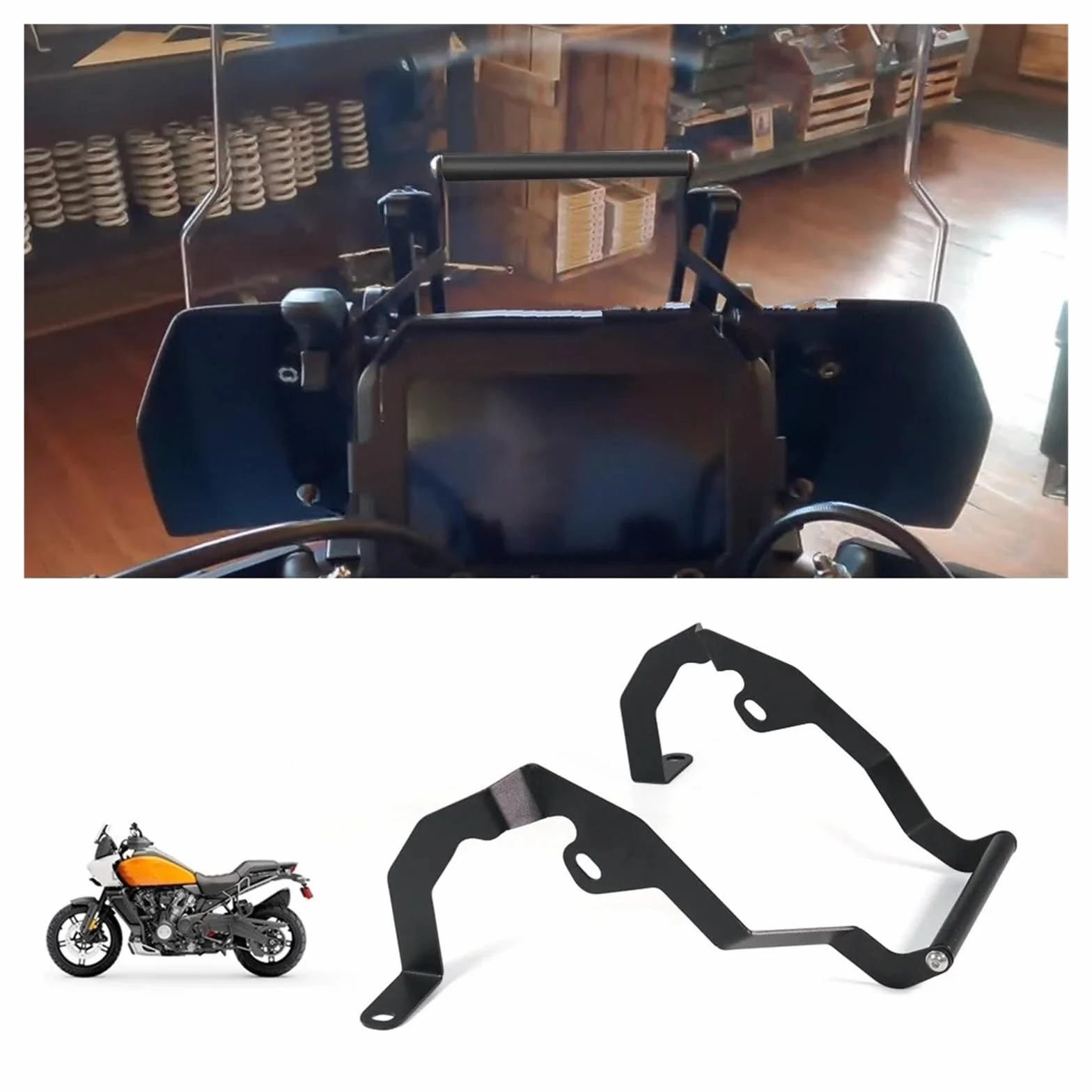 Uchwyt nawigacyjny do patelni dla Ameryki 1250 do specjalnego uchwytu do ładowania telefonu komórkowego RA1250 akcesoria motocyklowe wspornik instrumentu nawigacyjnego (zestaw do ładowania