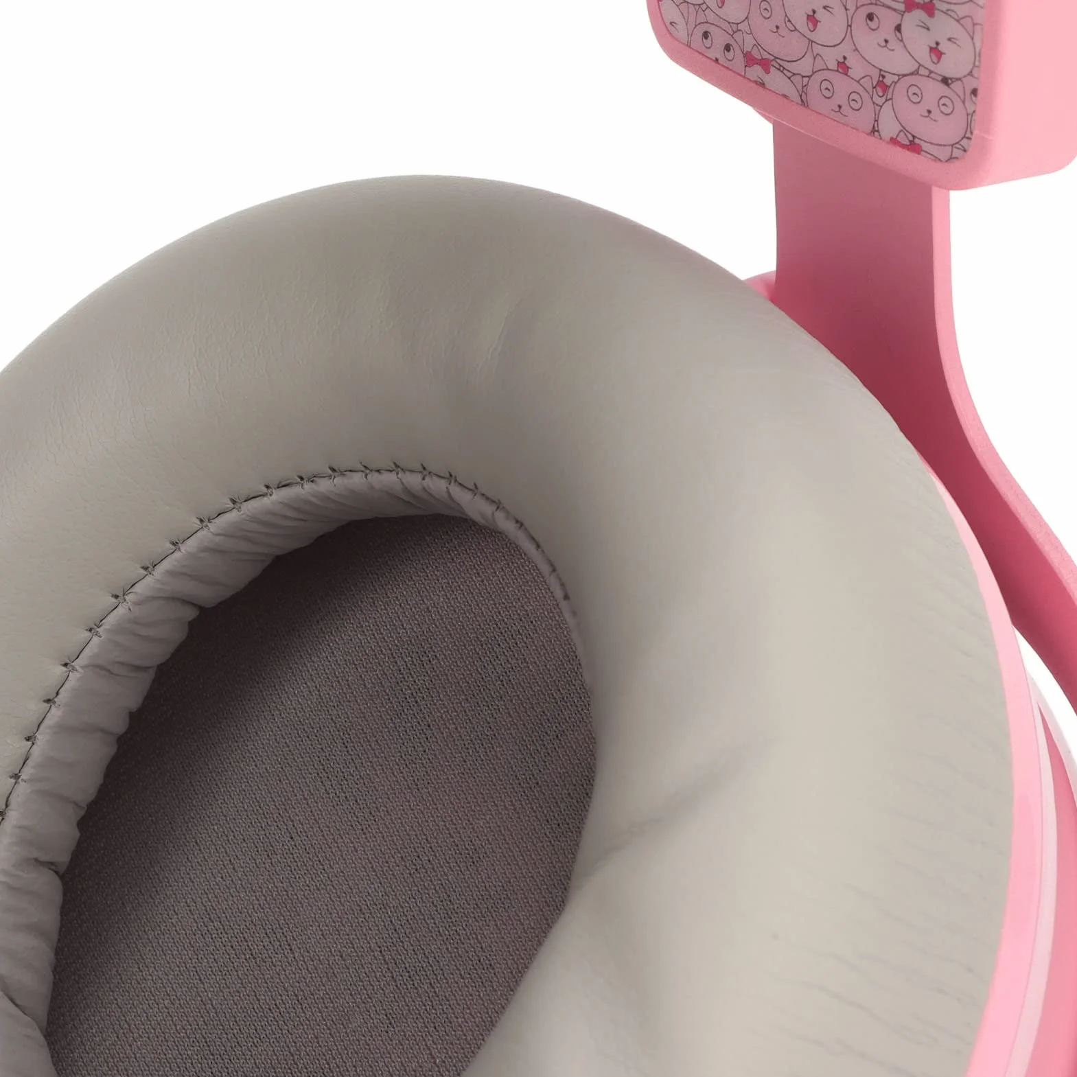 Gamingowy Zestaw Słuchawkowy Słuchawki z Uszami Kota 3 Efekt Dźwiękowy Ergonomiczny z Mikrofonem dla Dzieci Dorośli Efekt Przełączania Kolor Doprowadzony do Ucha Projekt Świetnie się Razem