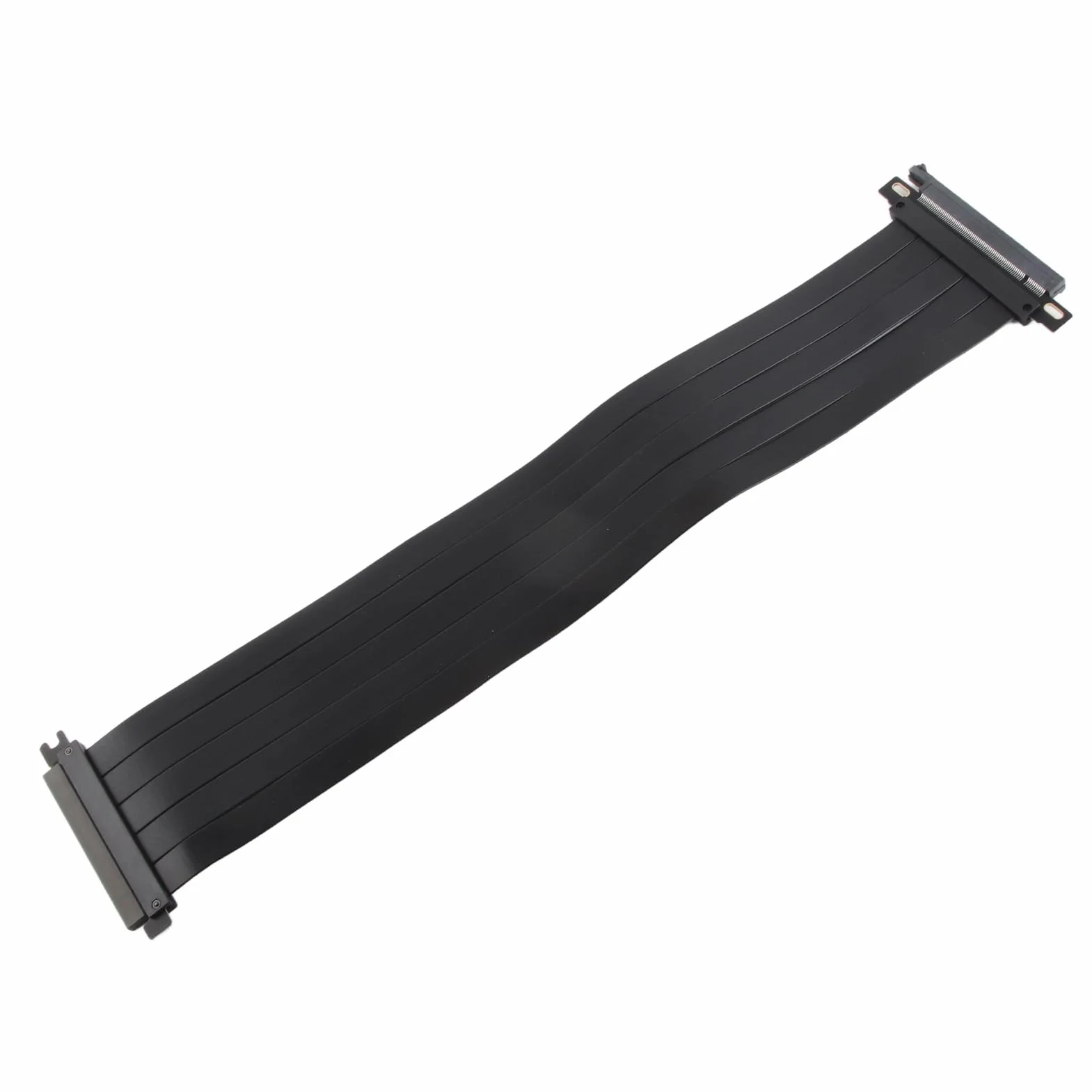 Generic Kabel Riser PCIE 4.0 X16, Zapobieganie Zakłóceniom Czarny, Elastyczny, Szybki Kabel Riser GPU Typu Plug and Play dla RTX3090ti RTX3090 dla RTX3080 RTX3080ti (45 cm)