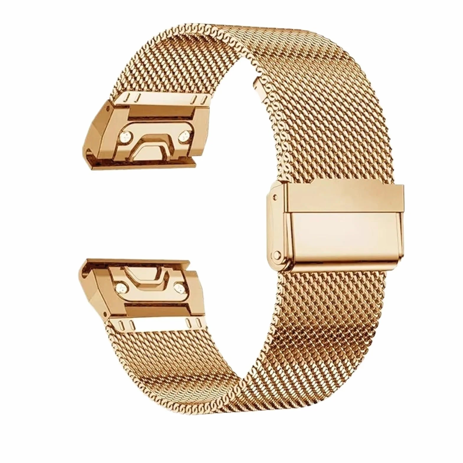 Pasek ze stali nierdzewnej 1.0 Mesh do inteligentnego zegarka Garmin Pasek zamienny 20mm 22mm 26mm Metalowa opaska na nadgarstek Bransoletka Akcesoria do paska Od zegarków